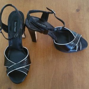 White House Black Market Strappy High Heel Sandal